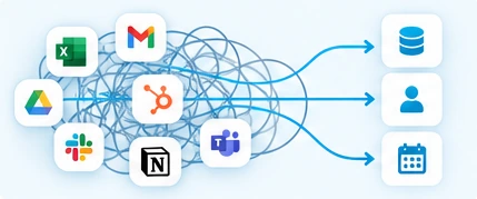 Disconnected business apps and tangled information becoming organised